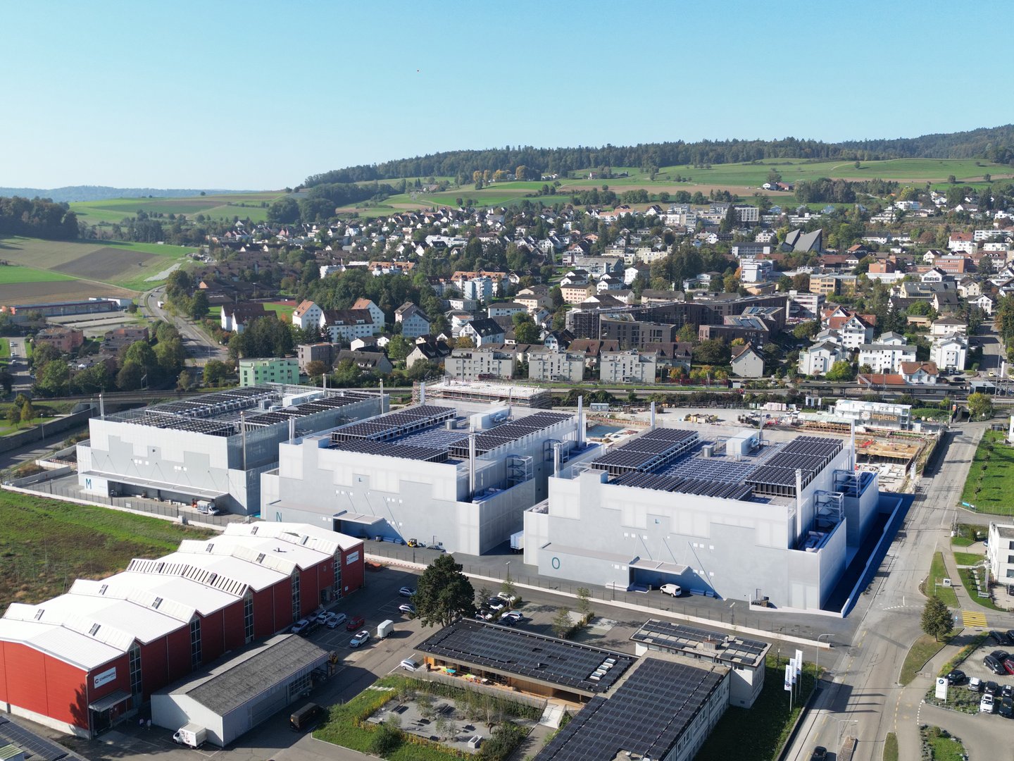 Visualisierung: Datacenter auf dem Green Metro-Campus Zürich