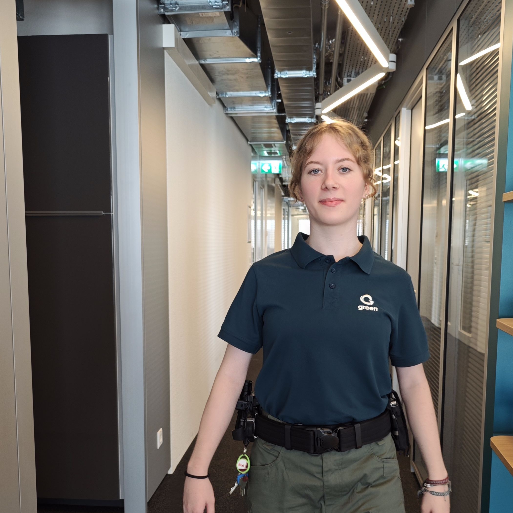 Rebecca Haag Sicherheitsmitarbeiterin Green