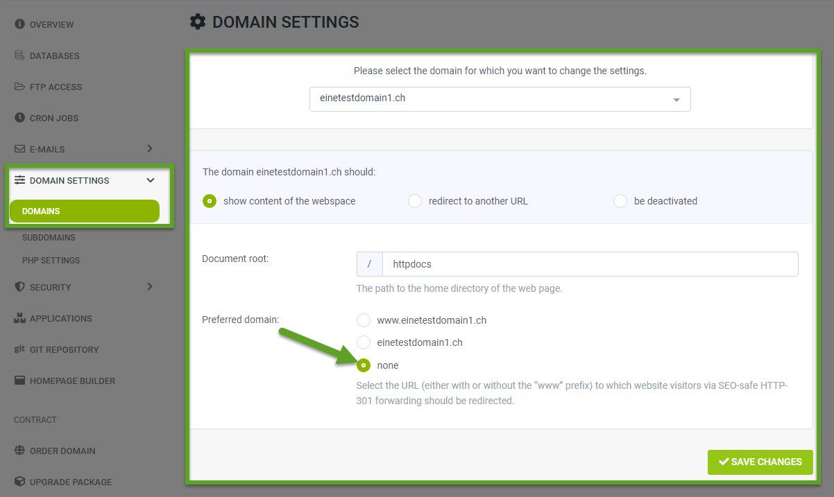 Domains