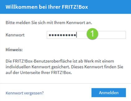 Willkommen bei Ihrer FritzBox