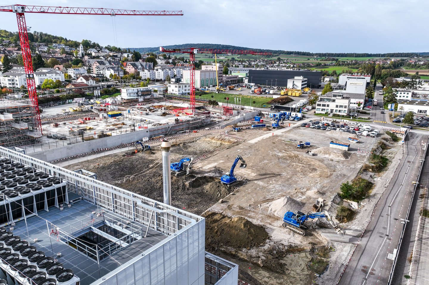 Green data center under construction