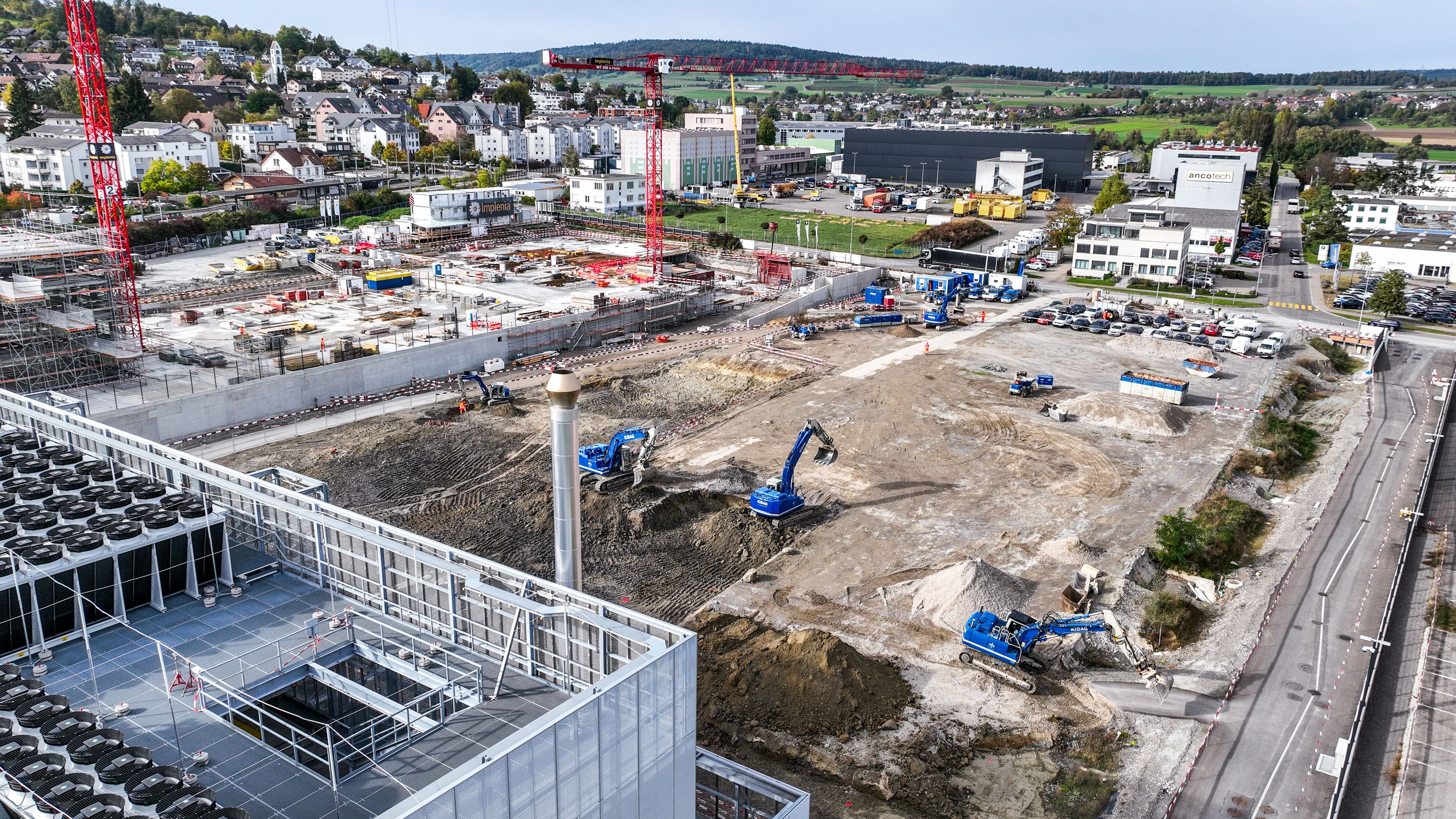 Green Datacenter im Bau