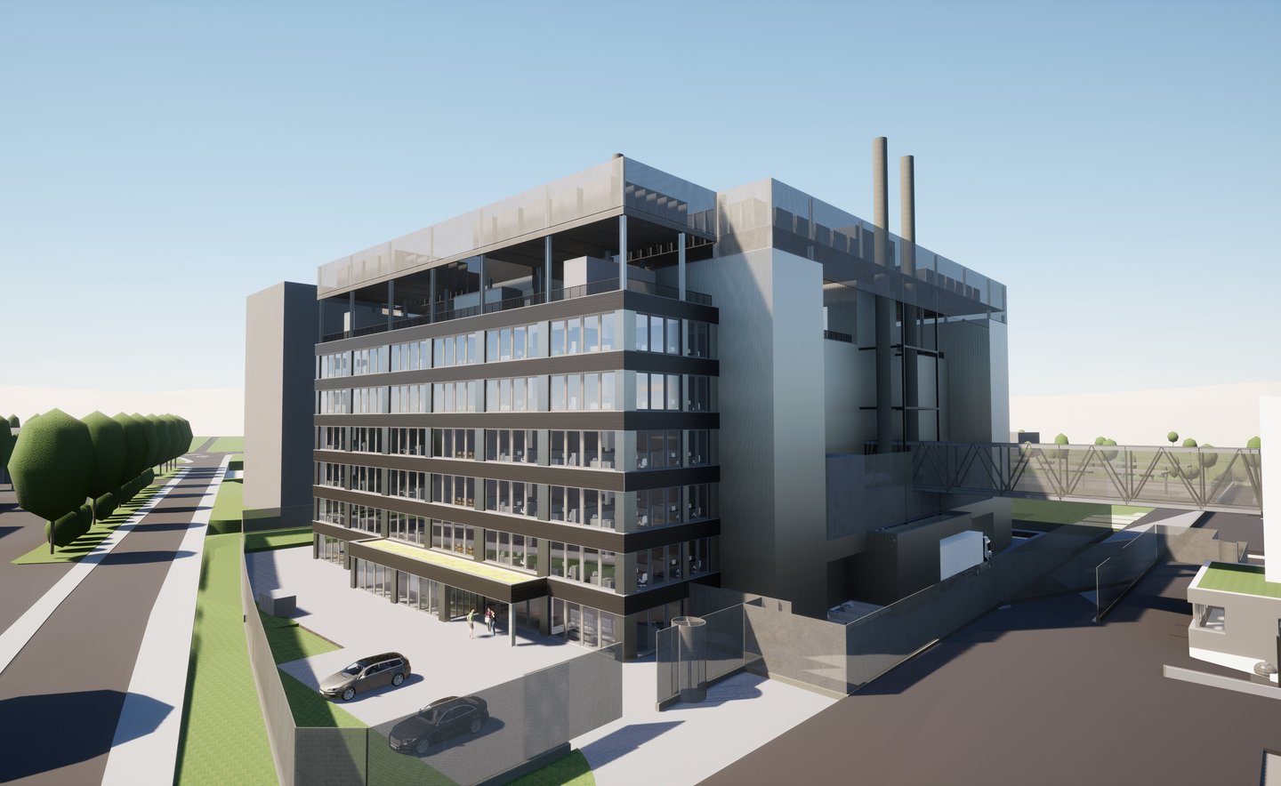 Visualisierung: Green Campus ZRH1_Datacenter 4_redaktionelle Nutzung