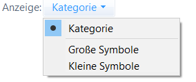 Systemsteuerung - Anzeige Kategorie auswählen