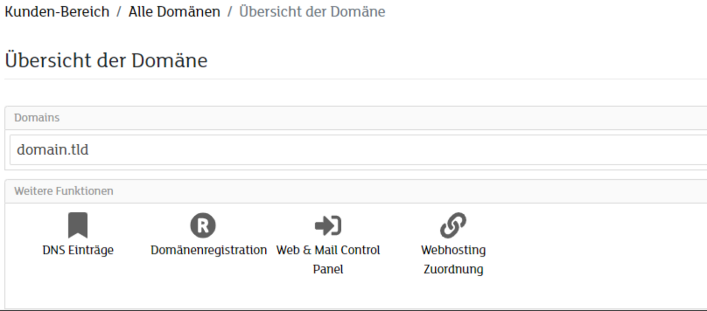 my.green.ch - Übersicht der Domäne