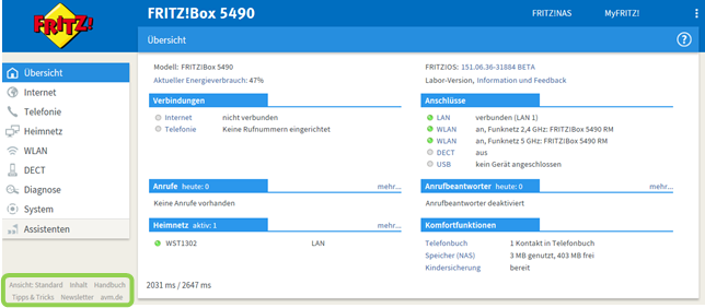 FritzBox 5490