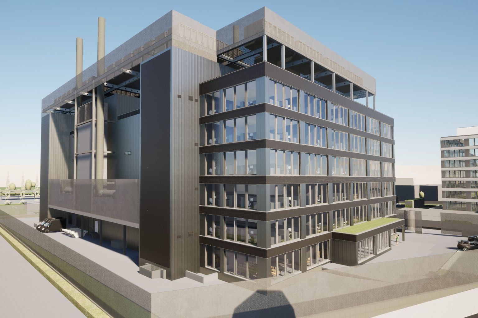 Visualisierung: Campus ZRH1 Datacenter 4