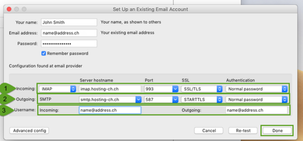 Set Up an Existing E-Mail Account
