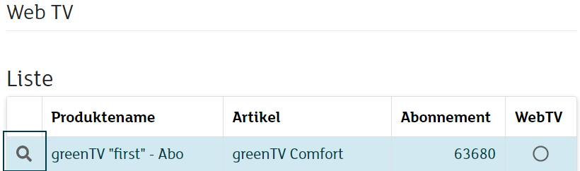 Kundenportal - Green TV