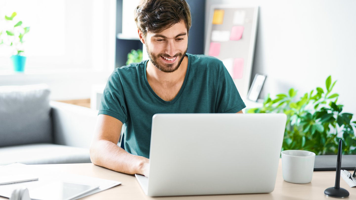 Man registers internet address for own website