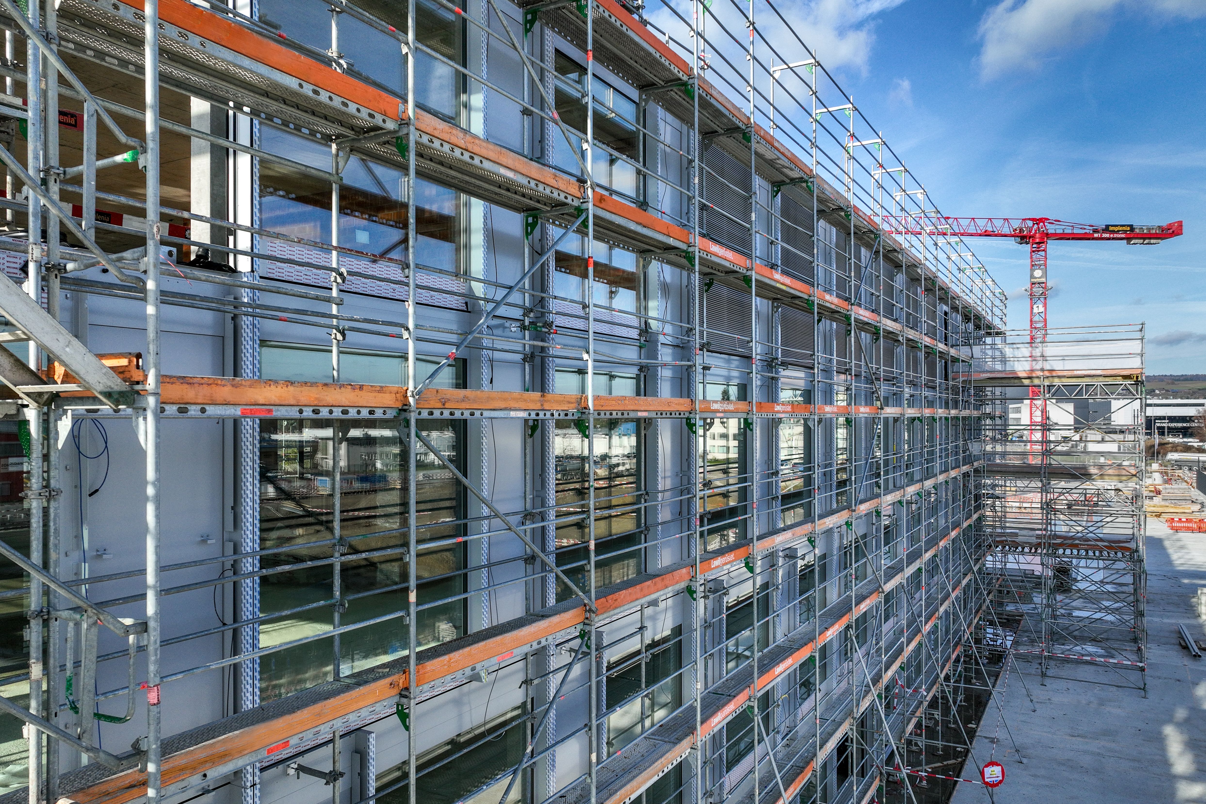 Bild: Fassade Bürogebäude Süd, Green Metro Campus Zürich