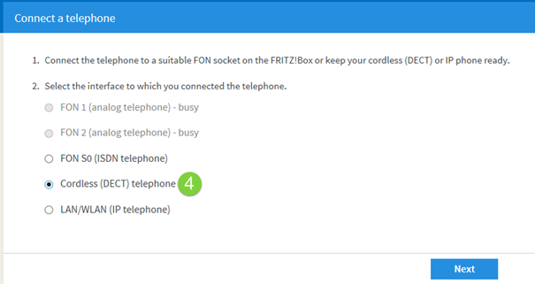 Connect a telephone