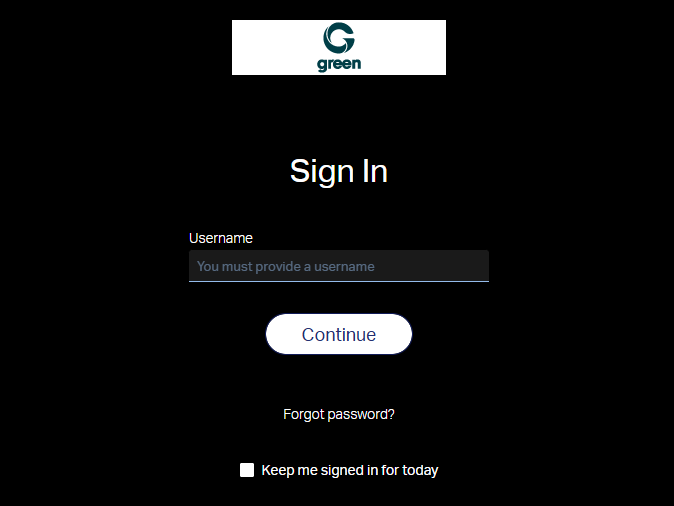Edgepilot Portal - Login Page