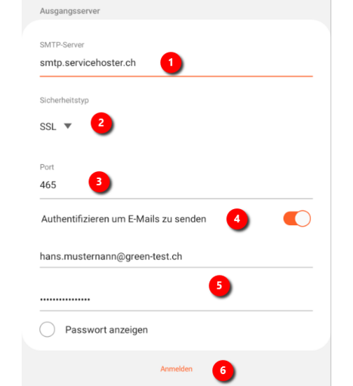 Ausgangsserver