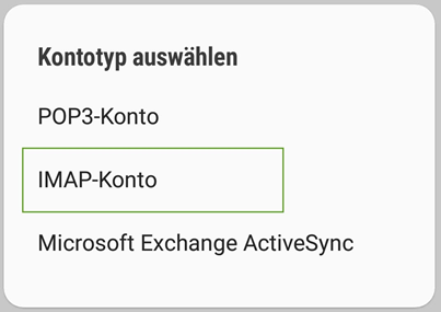 IMAP-Konto